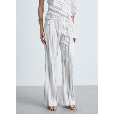 Pantalon droit à rayures MANGO