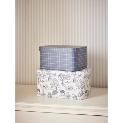 Boîte gigogne "petit Jouy", par lot de 2 CYRILLUS