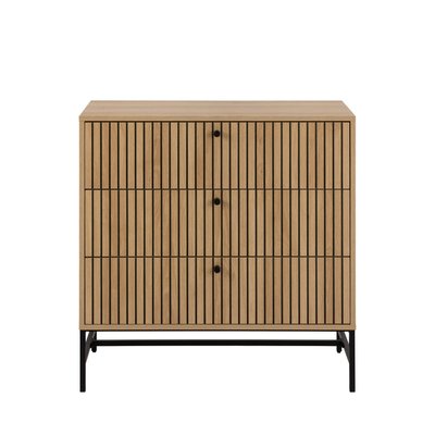 Commode 3 tiroirs en bois L80,6cm  - Storo DRAWER