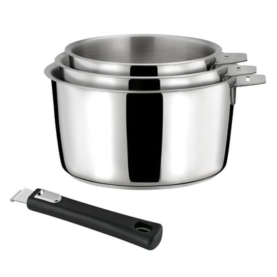 Série de 3 casseroles 16/18/20cm - MALICE CUISINOX
