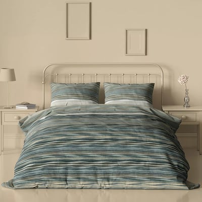 Housse de couette satin de coton STRATES GARNIER THIEBAUT