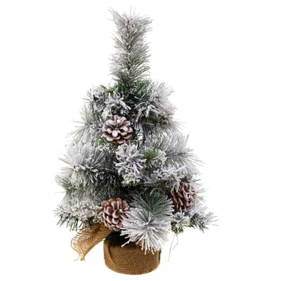 Sapin floqué Minnesota 50 cm FEERIC LIGHTS & CHRISTMAS