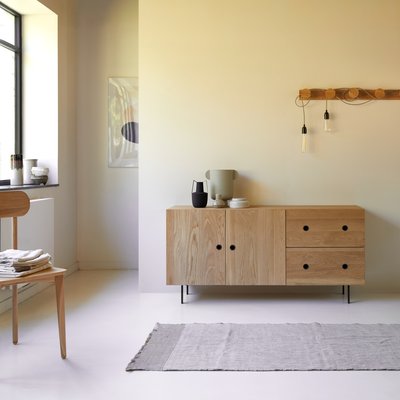 Buffet en chêne massif 150 cm JEANNE TIKAMOON