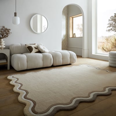 Tapis en laine LEO SCALLOP FLAIR RUGS