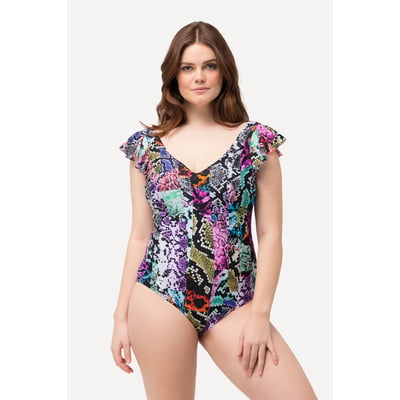 Maillot de bain à mélange d'imprimés ULLA POPKEN