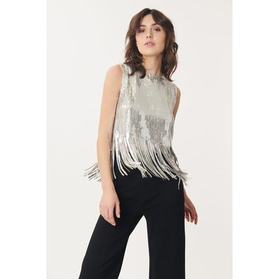 Blouse argentee La Redoute