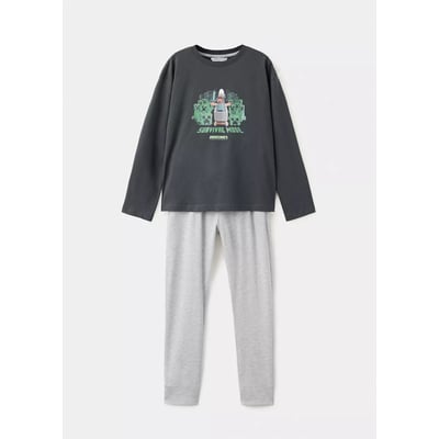 Pyjama complet en coton imprimé MANGO KIDS