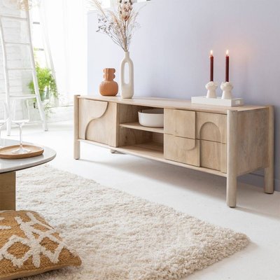 Meuble TV en bois de manguier  TYSIA MADE IN MEUBLES 