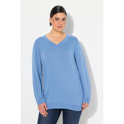 Pull col en V et manches longues ULLA POPKEN