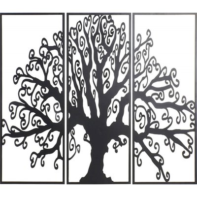 Tableau en métal, arbre élégant RECOLLECTION
