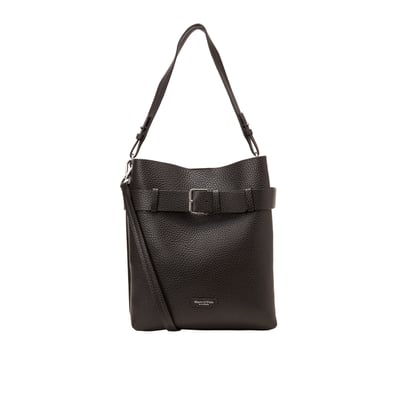 Sac Hobo modèle Brinja, taille moyenne en cuir de vachette grainé MARC O'POLO