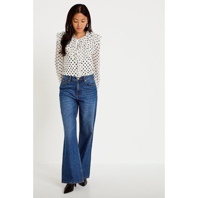 Jeans wide leg taille haute CACHE CACHE
