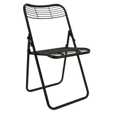 Chaise pliante en métal vieilli AUBRY GASPARD