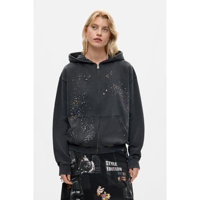 sweat à capuche imprimé DESIGUAL