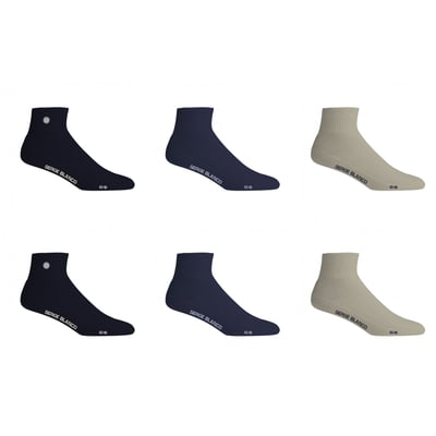 Lot De 6 Chaussettes Mi-haute SERGE BLANCO