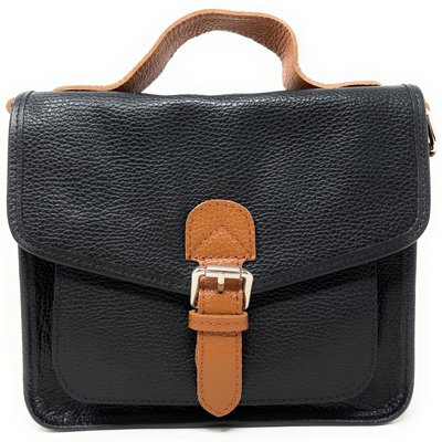 Sac bandoulière cartable en cuir grainé CALVI OH MY BAG