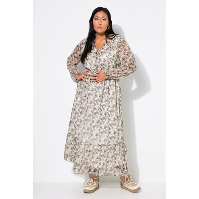 Robe maxi coupe trapèze avec imprimé léopard STUDIO UNTOLD