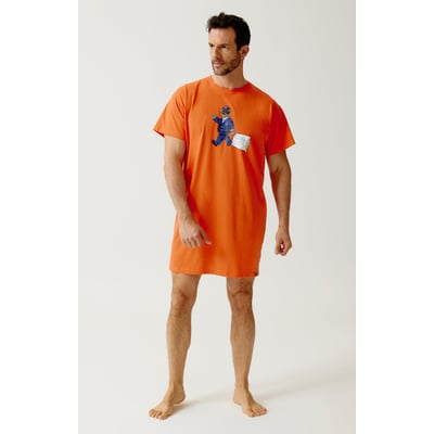 Maxi Tee-Shirt en jersey de coton léger imprimé Pilote de lit ARTHUR