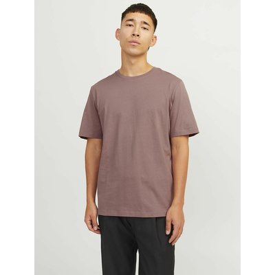 T-shirt col rond en coton bio JACK & JONES