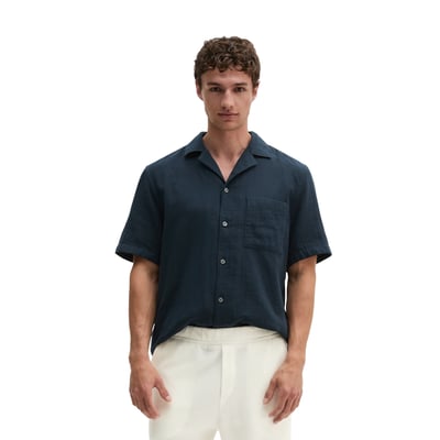 Chemise à manches courtes regular avec un léger effet froissé MARC O'POLO