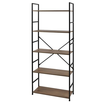Etagère droite large 5 niveaux en Métal et MDF TOILINUX