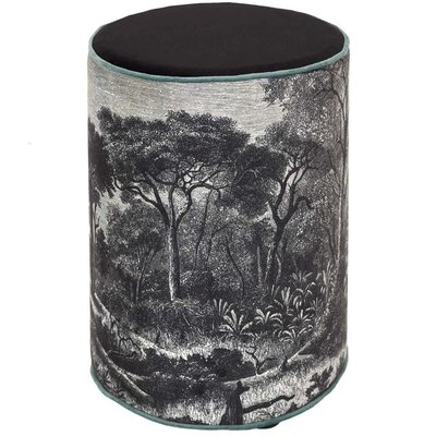Pouf en tissu à motifs Black forest 28 x 36 cm CMP