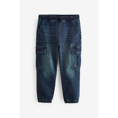Jean cargo avec taille élastique NEXT