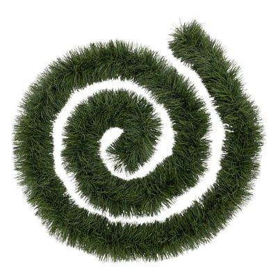 Guirlande boa longue 20 cm x 5m 6 plis vert ATMOSPHERA