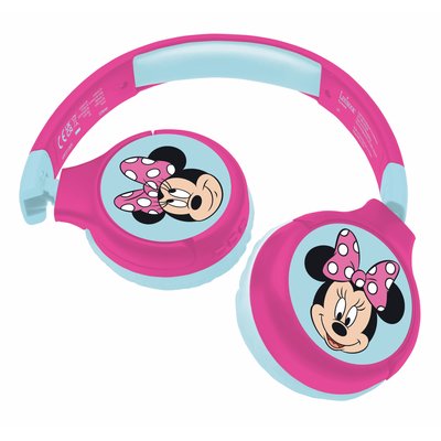 Casque 2 en 1 Bluetooth® et Filaire confortable et pliable Minnie Mouse LEXIBOOK