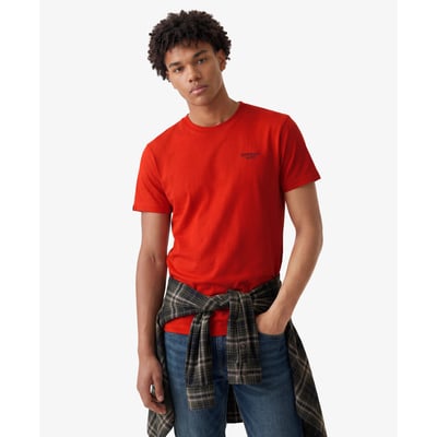 T-shirt Logo Superposé Brodé Essential SUPERDRY