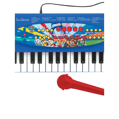 Clavier Électronique Musical avec Micro Pat Patrouille LEXIBOOK
