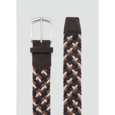 Ceinture élastique tressée couleurs MANGO MAN