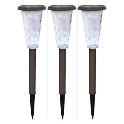 Lot 3 Balises solaires jardin Groom 42,5cm WATT ET HOME