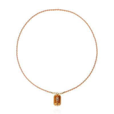 Collier sautoir en cordon avec charm central FELICE HIPANEMA