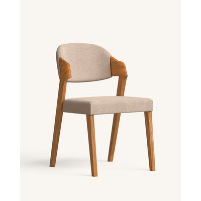 Chaise avec tissu recyclé fabriqué à la main - CELA HANNUN