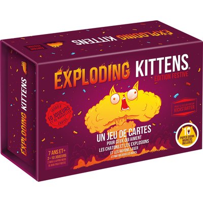 Exploding kittens : édition festive ASMODEE
