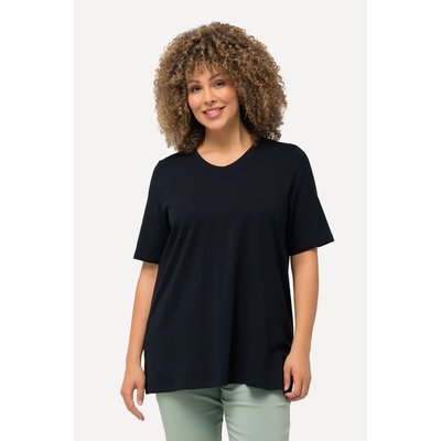 T-shirt à manches courtes et col en V. Coupe ULLA POPKEN