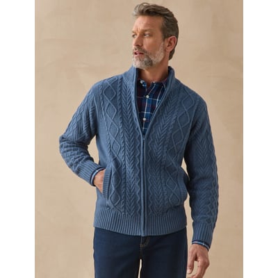 Gilet zippé avec laine DAXON