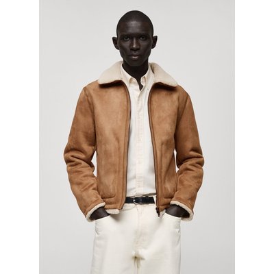 Veste double face détails moutonnés MANGO MAN