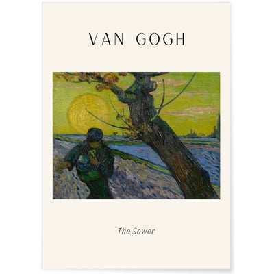 Affiche Van Gogh - The Sower L'AFFICHERIE