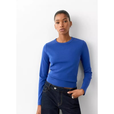T-shirt coton manches longues MANGO TEEN