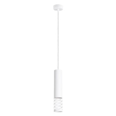 Suspension Acier Blanc GU10 1 Lami EDEN