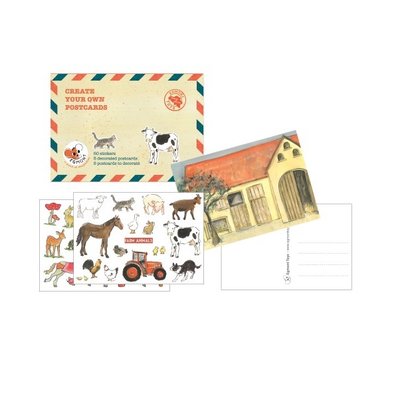 Cartes postales avec autocollants EGMONT TOYS
