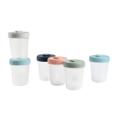 Lot de 6 portions clip 2ème âge assortiment BEABA
