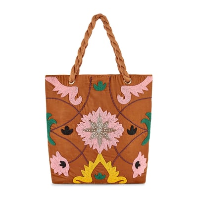 Sac cavas avec broderies TAMPICO WILD