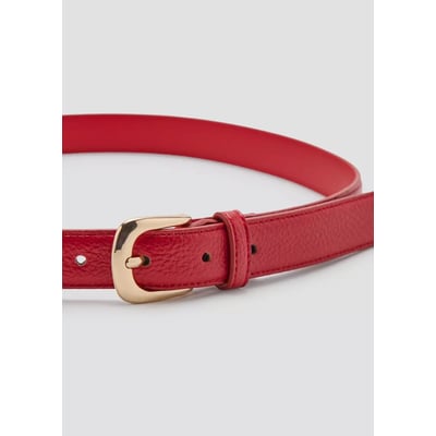 Ceinture cuir synthétique avec boucle métallique MANGO