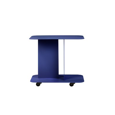 Table d'appoint avec roulettes en acier HO NOO.MA