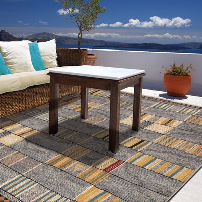 Tapis tissé d'intérieur et d'extérieur pour la terrasse et le balcon - Aurora GINO FALCONE