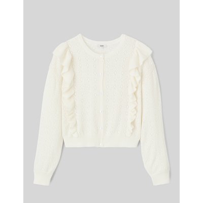 Gilet ajouré à volants BZB
