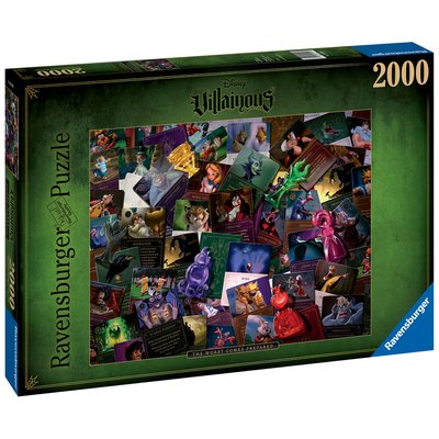 Puzzle 2000 pièces - Les Méchants Disney (Collection Disney Villainous) RAVENSBURGER
